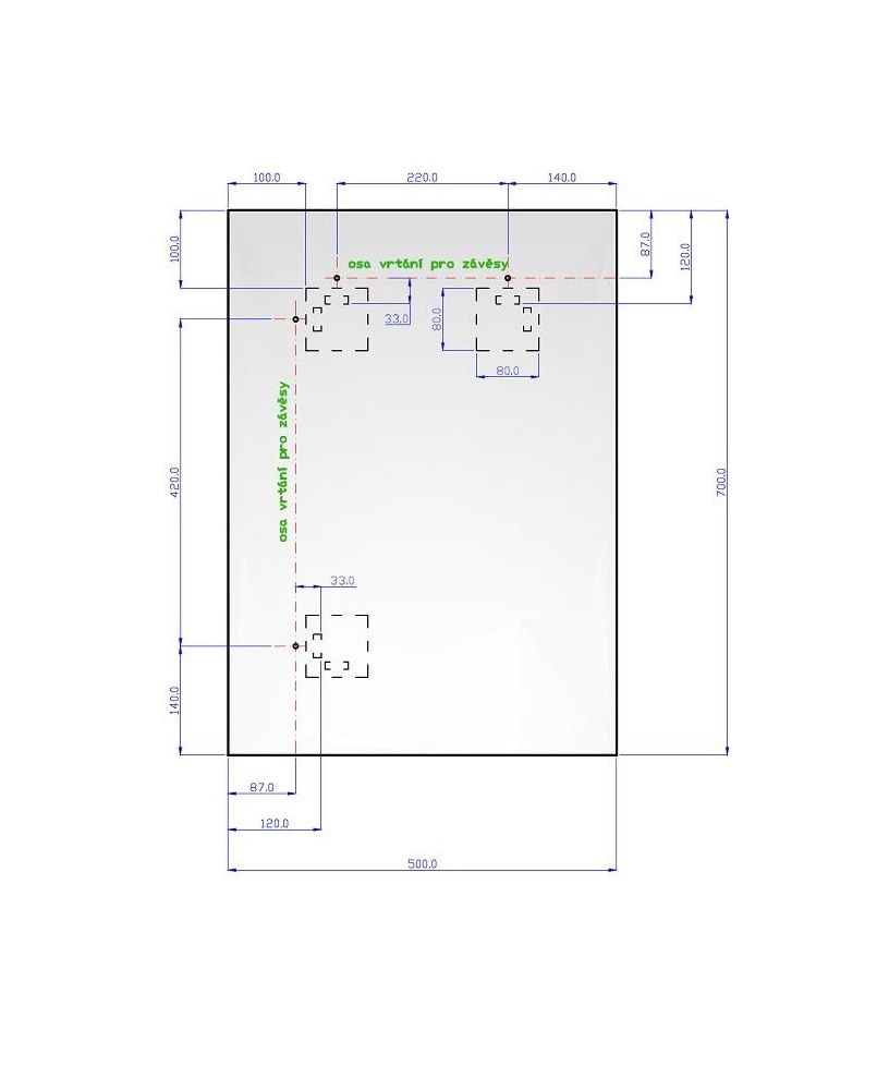 Amirro Ambiente Zrkadlo 50 x 70 cm s LED podsvietením, 410-814 - galéria #2