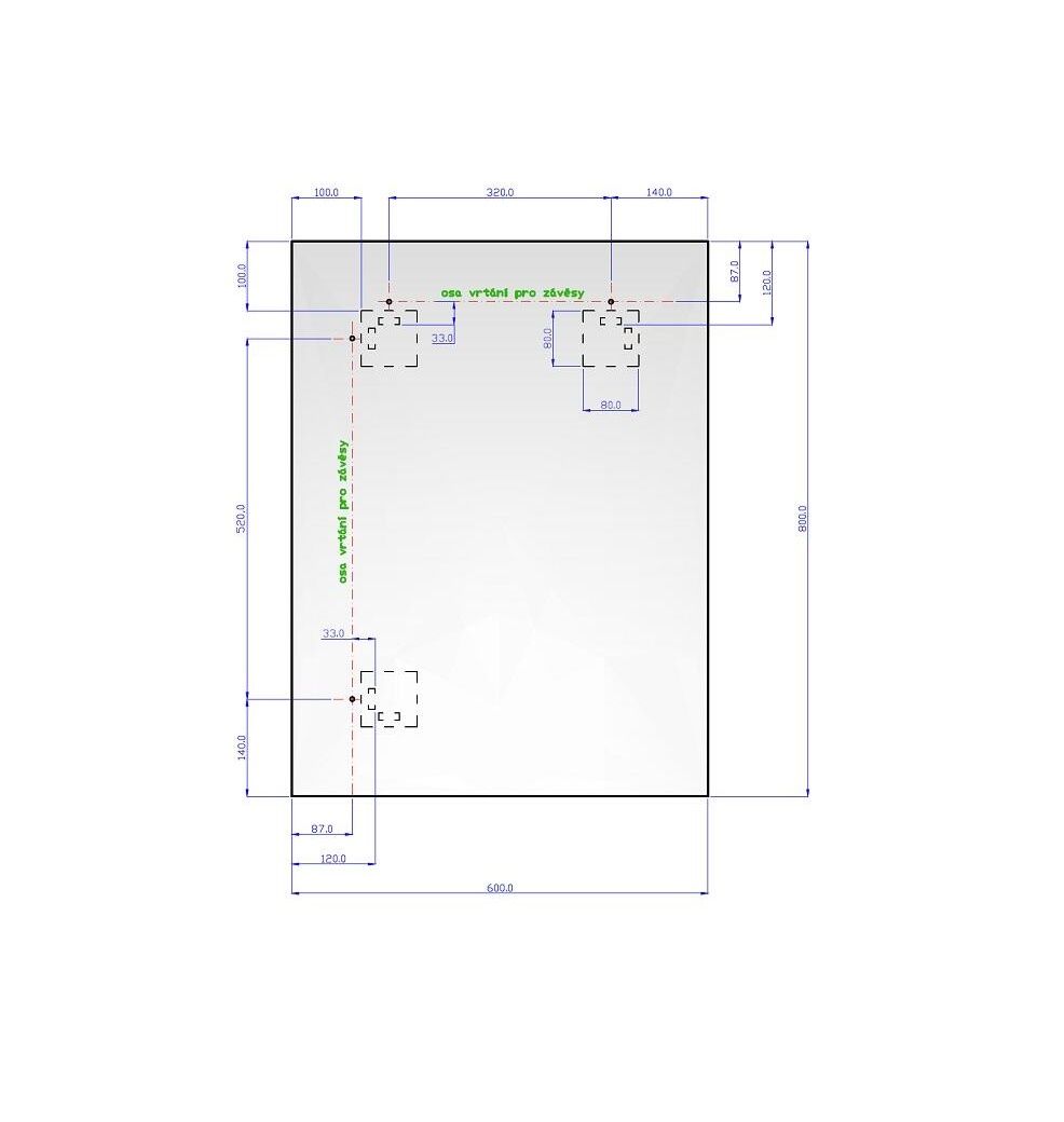 EBS Vanadis Zrkadlo 60 x 80 cm s LED podsvietením - galéria #3