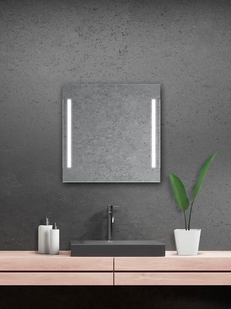 Zrkadlo Amirro Lumina White 70 x 70 cm s osvetlením LED, 901-312 - galéria #1