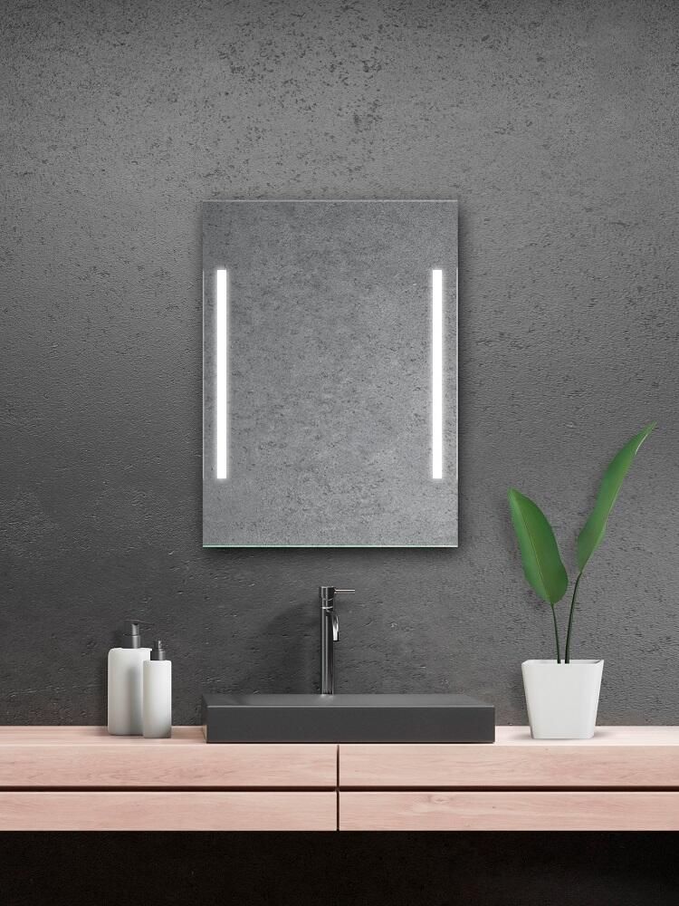 Zrkadlo Amirro Lumina White 60 x 80 cm s osvetlením LED, 901-329 - galéria #2