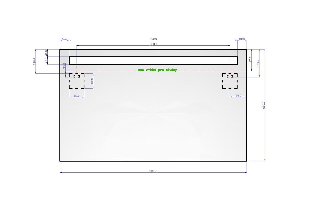 Amirro Luna Zrkadlo 100 x 60 cm s LED svetlom s vypínačom, 902-029 - galéria #3
