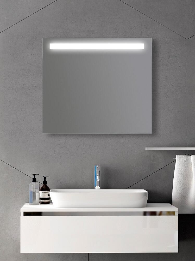 EBS Luna Zrkadlo Luna 80 x 70 cm s LED svetlom s vypínačom - galéria #1