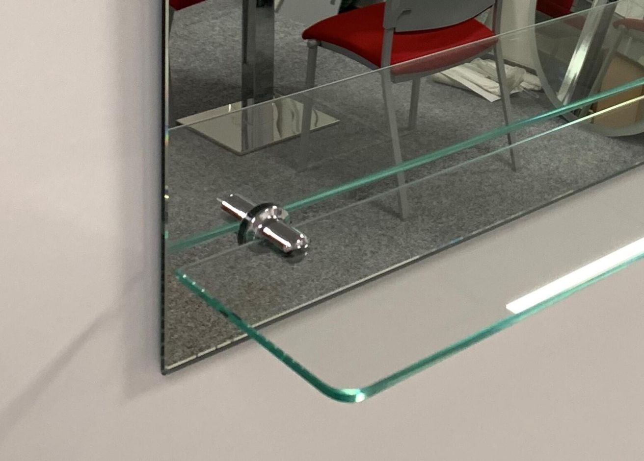Amirro Pure Shelf Zrkadlo s lešteným okrajom a policou 60x50 cm, 410-778 - galéria #2