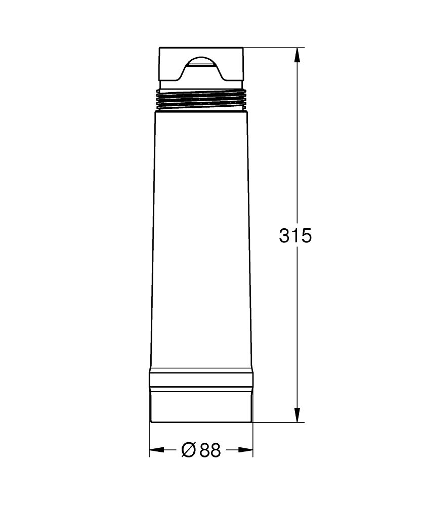 Modrý horčíkový a zinkový filter Grohe 40691002 - galéria #1