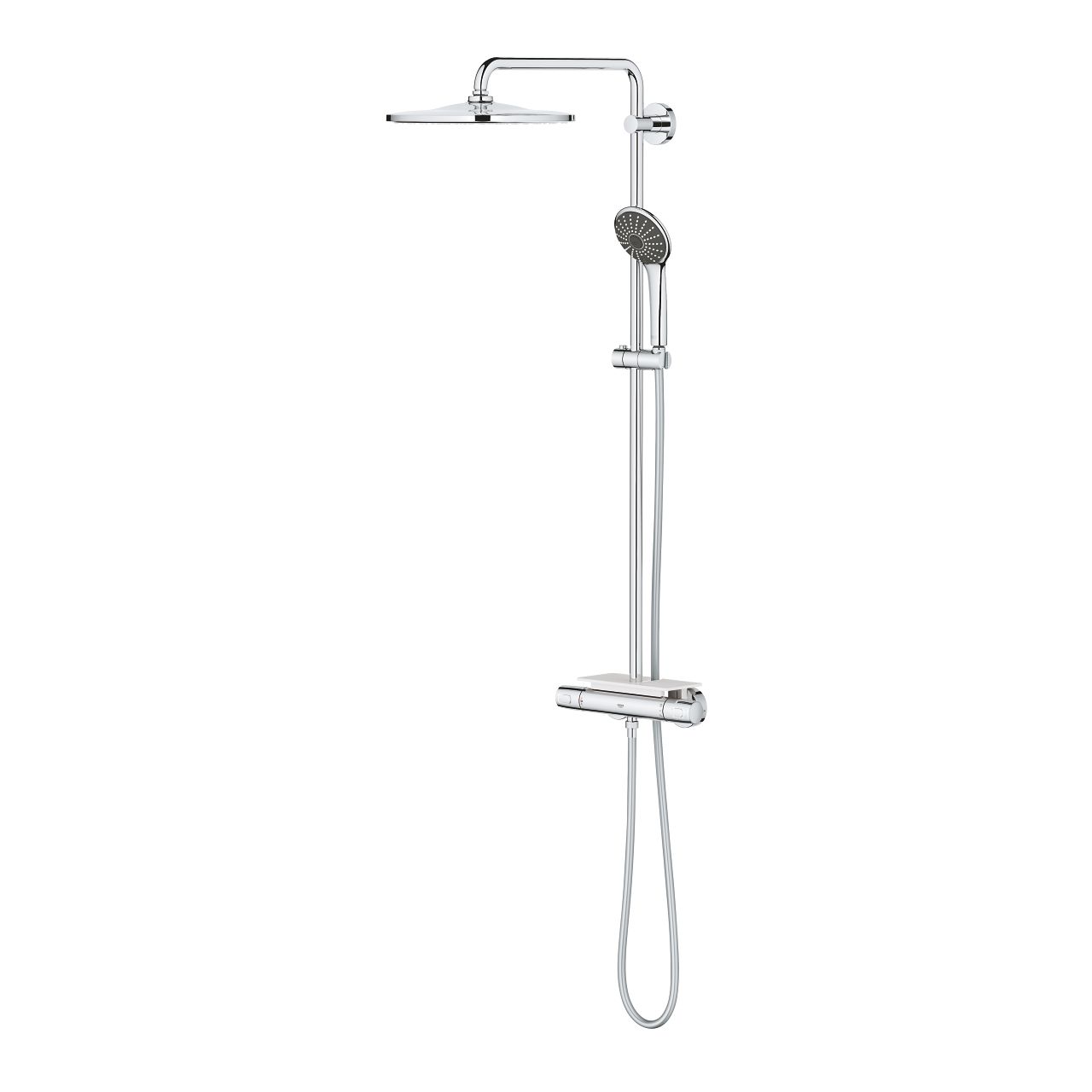 Grohe Vitalio Joy Sprchový set 310 s nástenným termostatom a poličkou, chróm 26401001 - galéria #1