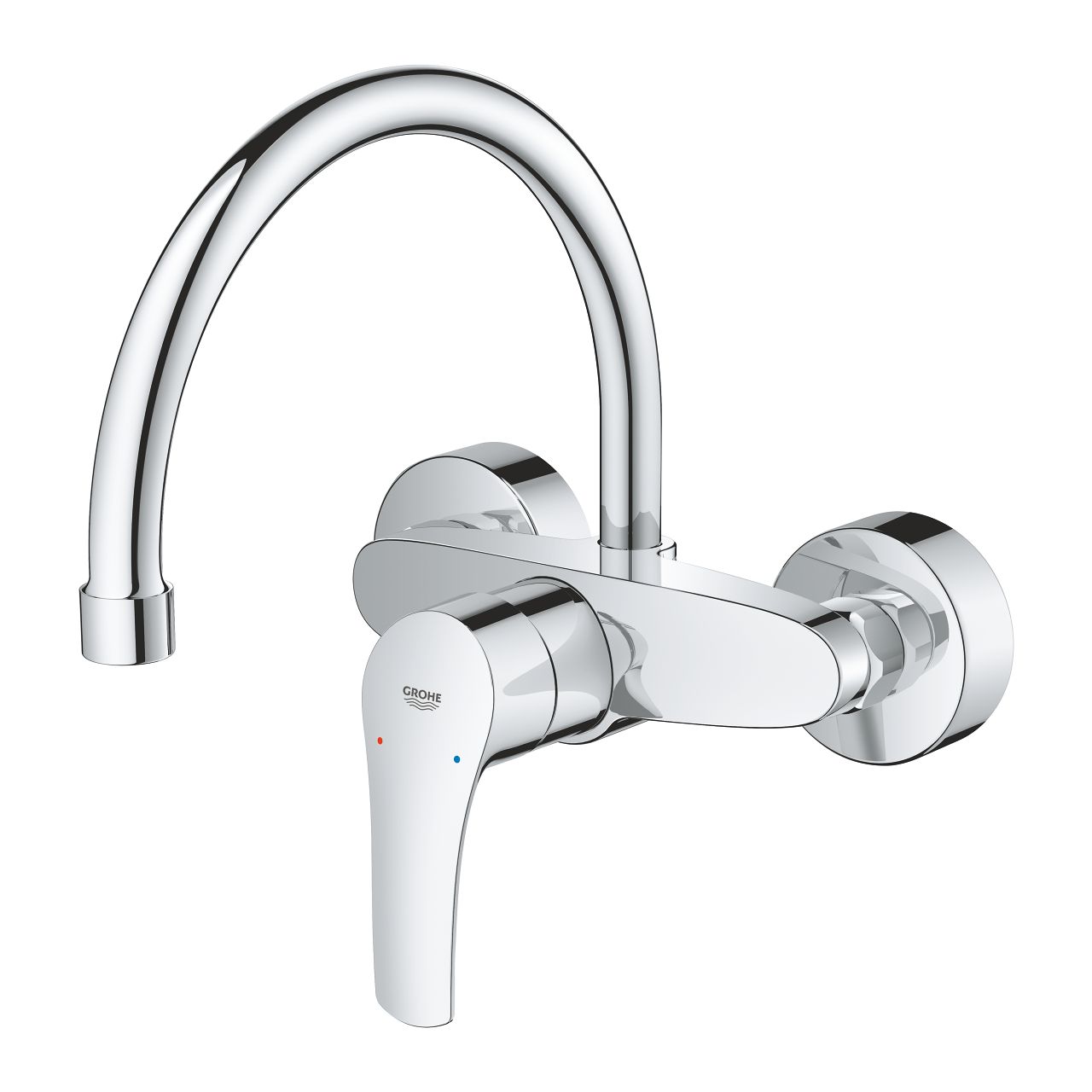 Grohe Profi Eurosmart drezová nástenná batéria, chróm 32482003 - galéria #2