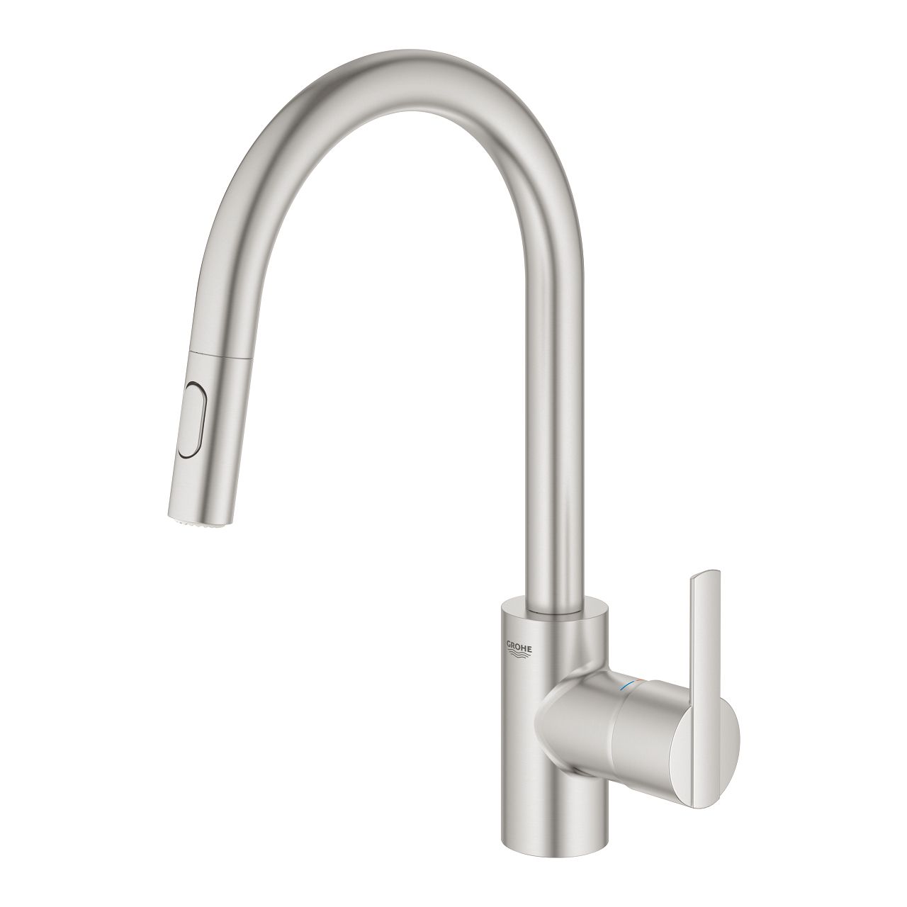 Grohe Feel Jednopáková umývadlová batéria so stojánkovou batériou Supersteel 31486DC1 - galéria #1