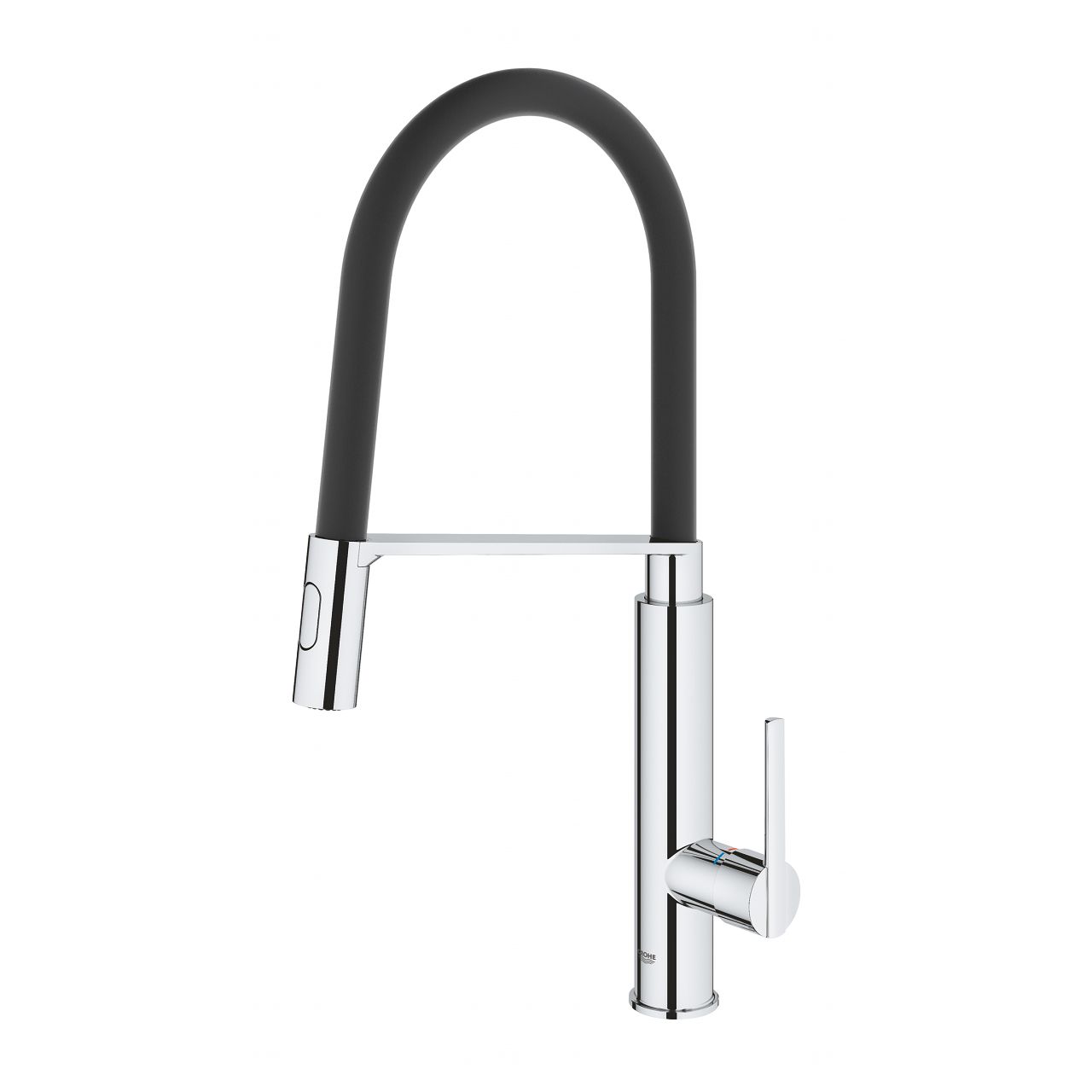 Grohe Feel Umyvadlová páková batéria chrómová čierna 31489000 - galéria #2