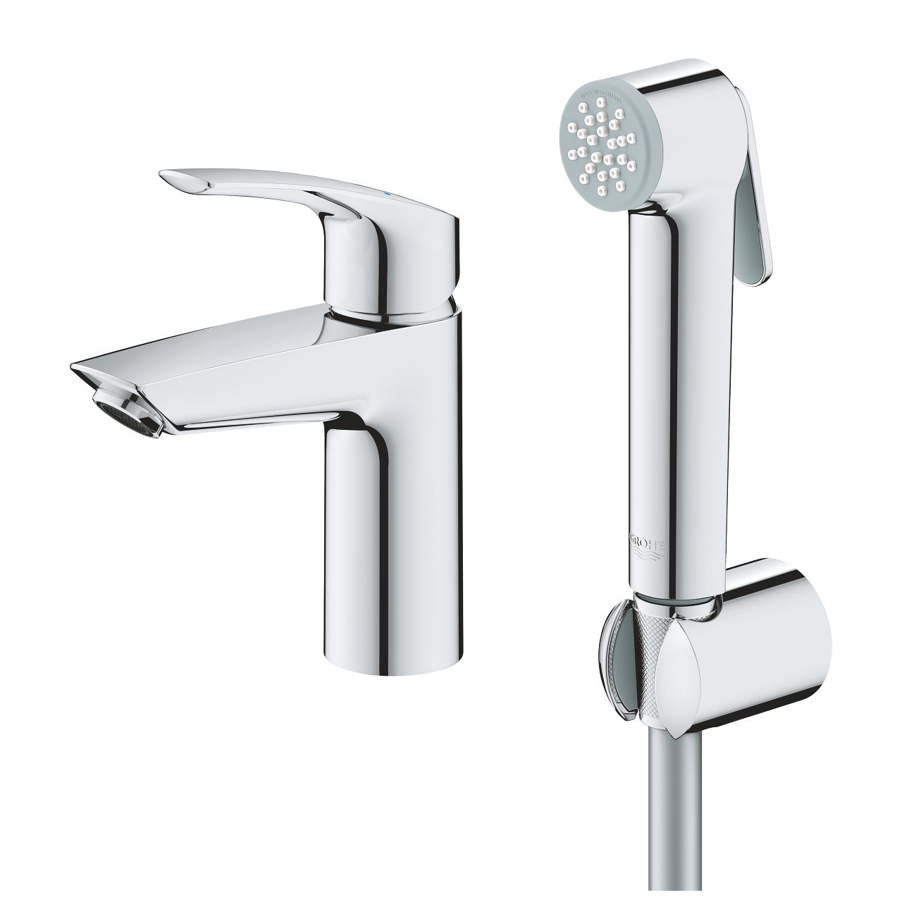 Grohe Profi Eurosmart Umývadlová batéria s bidetovou sprchou, chróm 23124003 - galéria #2