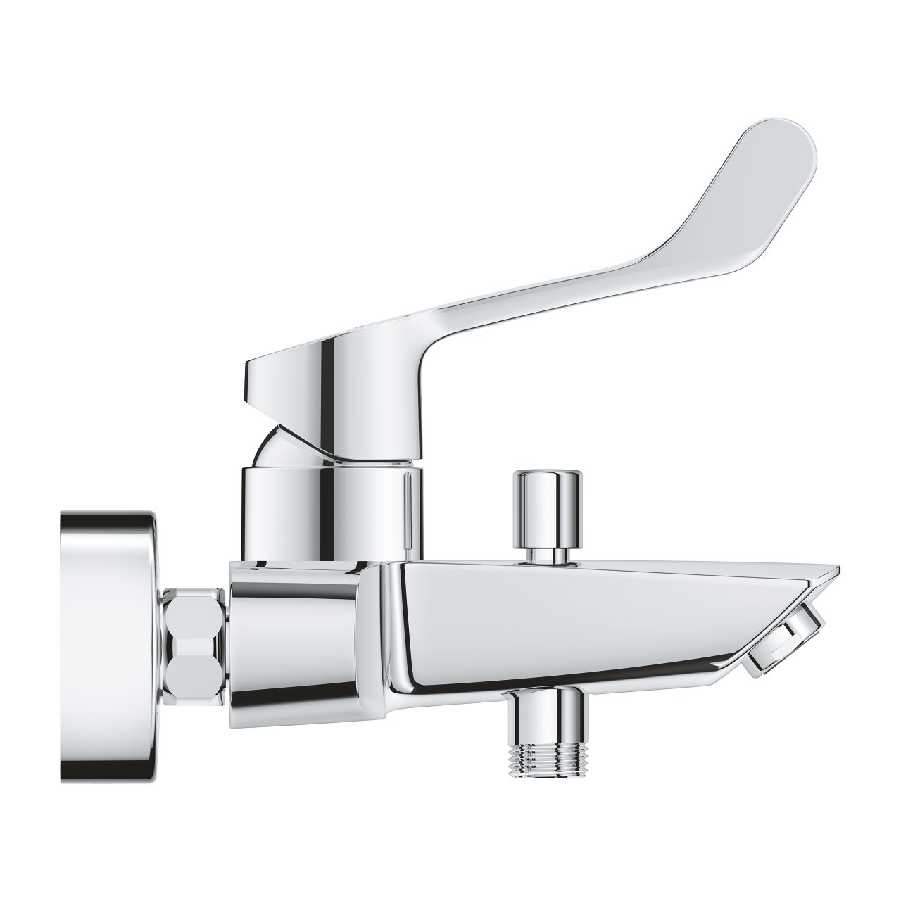 Grohe Profi Eurosmart Nástenná vaňová batéria s lekárskou pákou, chróm 25243003 - galéria #1
