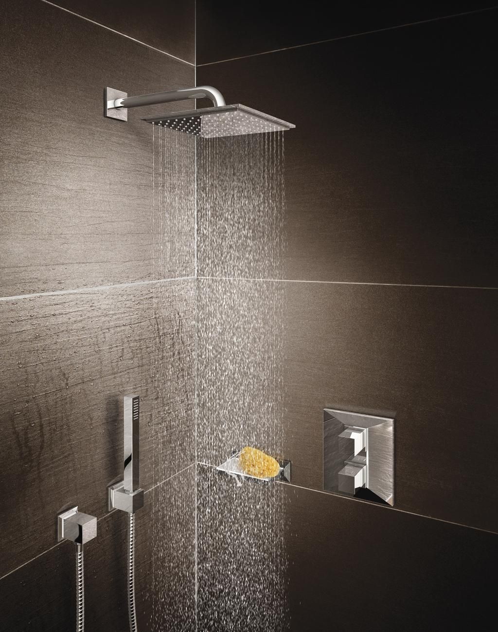 Grohe Euphoria Cube sprchová hlavica 15,2 x 15,2 cm, chróm 26468000 - galéria #1
