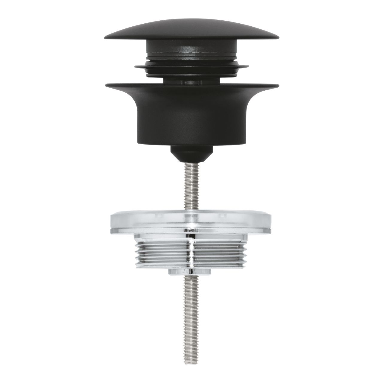 Grohe Profi Umývadlová zásuvka click-clack 5/4", fantómová čierna 29510KF0 - galéria #1