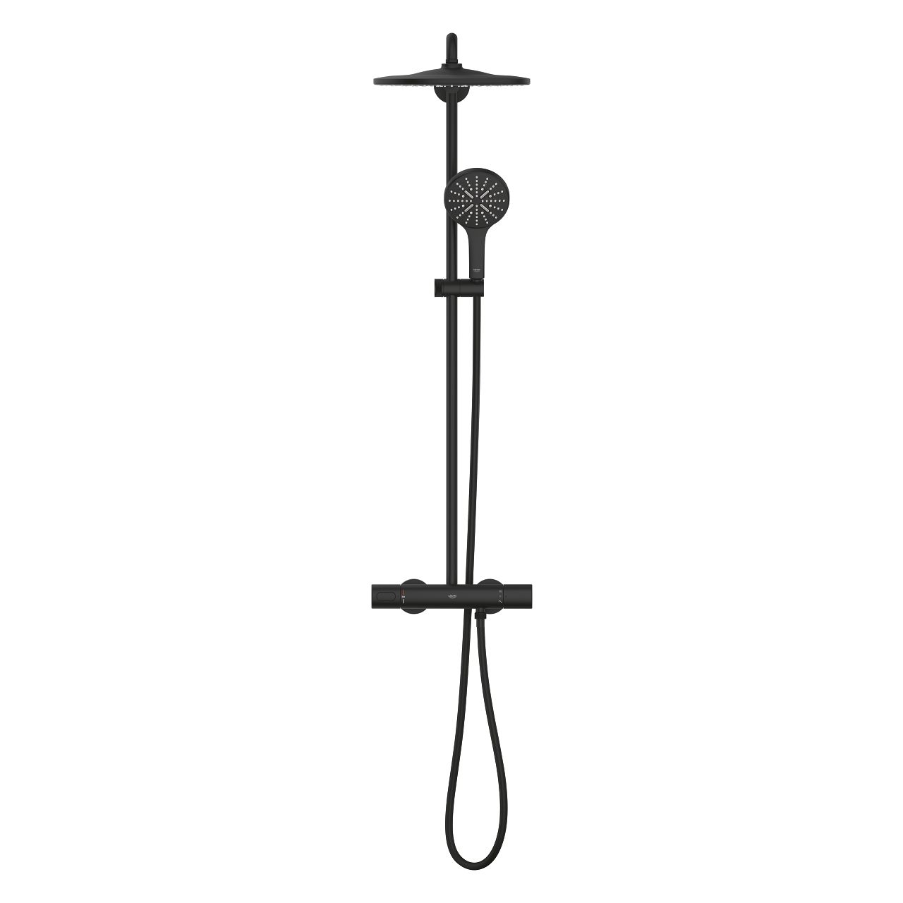 Grohe Professional Rainshower SmartActive Sprchová stĺpová batéria s termostatickou batériou, čierna 22119KF0 - galéria #1