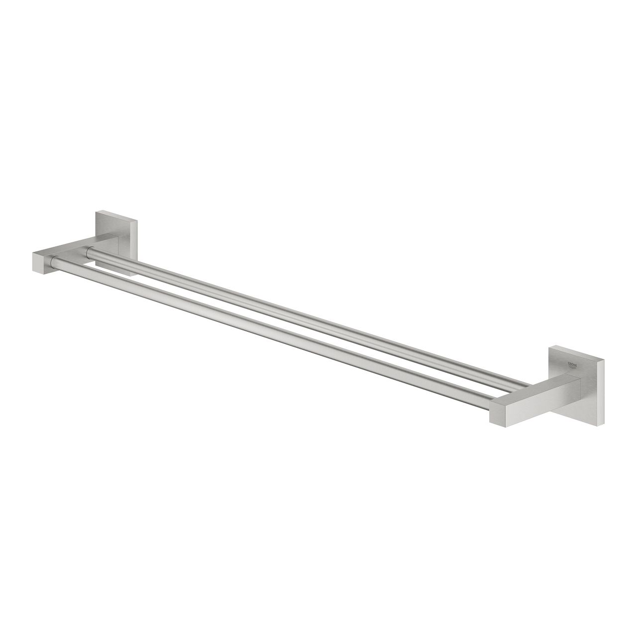 Grohe Start Cube Dvojitý držiak na uteráky 65,4 cm, Supersteel 41104DC0 - galéria #1