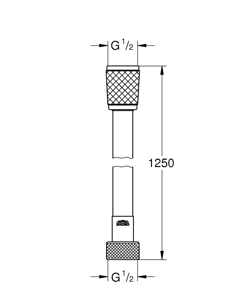 Grohe Vitalioflex Trend Sprchová hadica 125 cm, chróm 22114000 - galéria #1