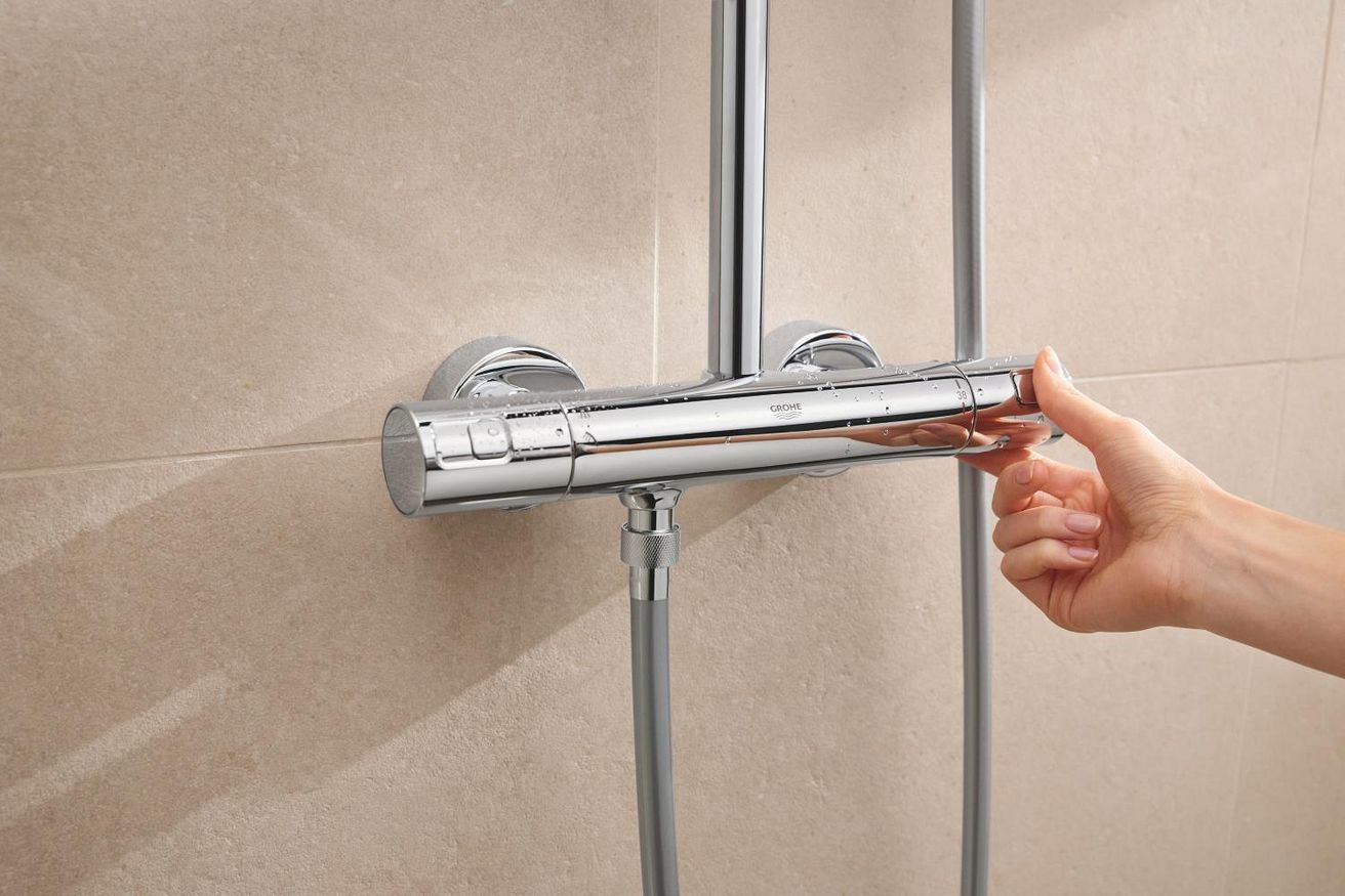 Grohe Vitalio Comfort Sprchový systém Eco s termostatickou batériou, chróm 26696001 - galéria #7