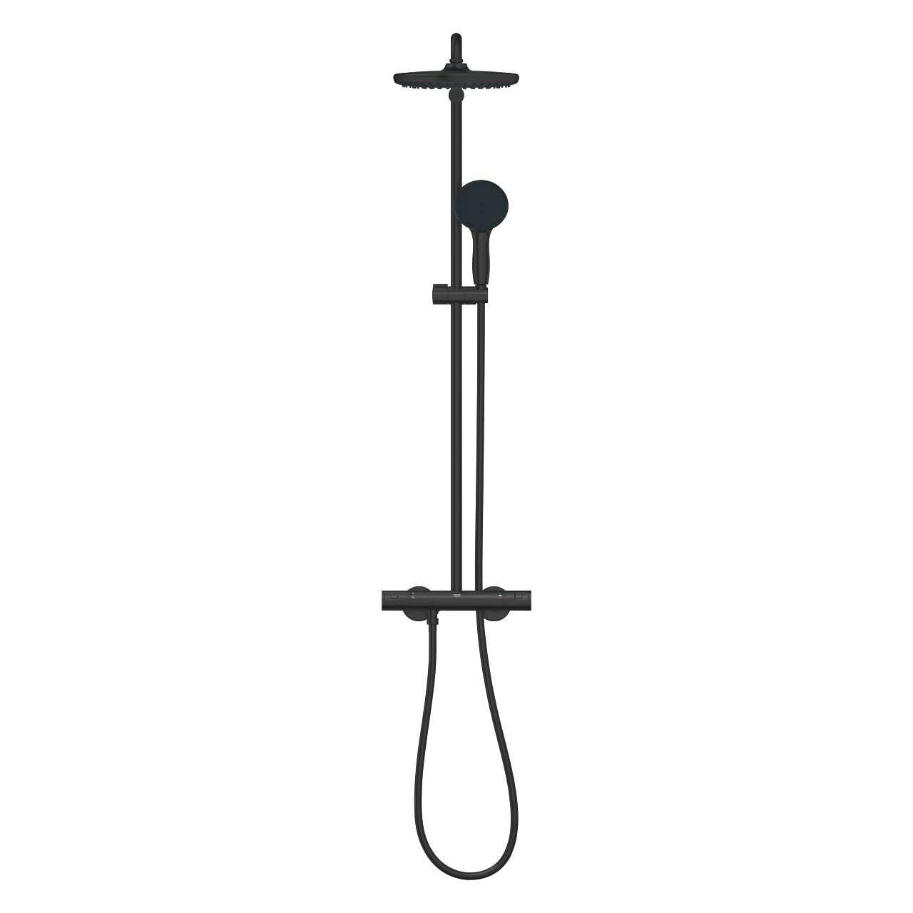 Grohe Vitalio Start Sprchový systém Eco s termostatickou batériou, čierny matný 266772431 - galéria #1