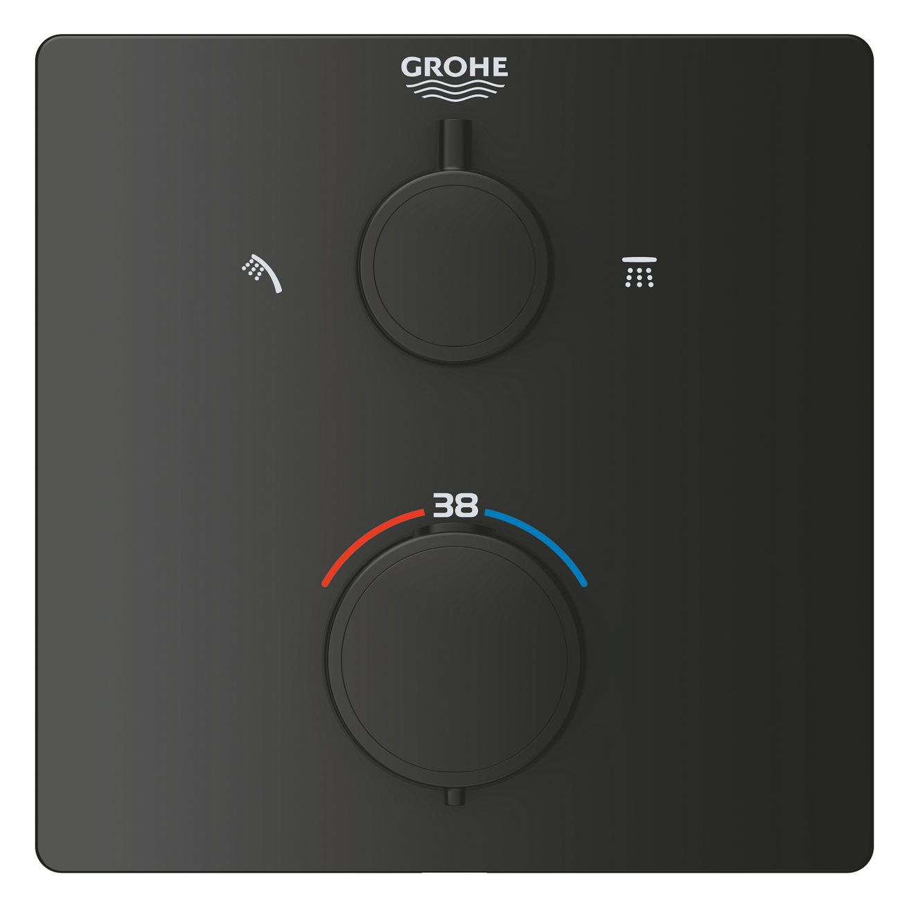 Grohe Precision Thermostat Termostatická batéria, čierna matná 348822430 - galéria #2