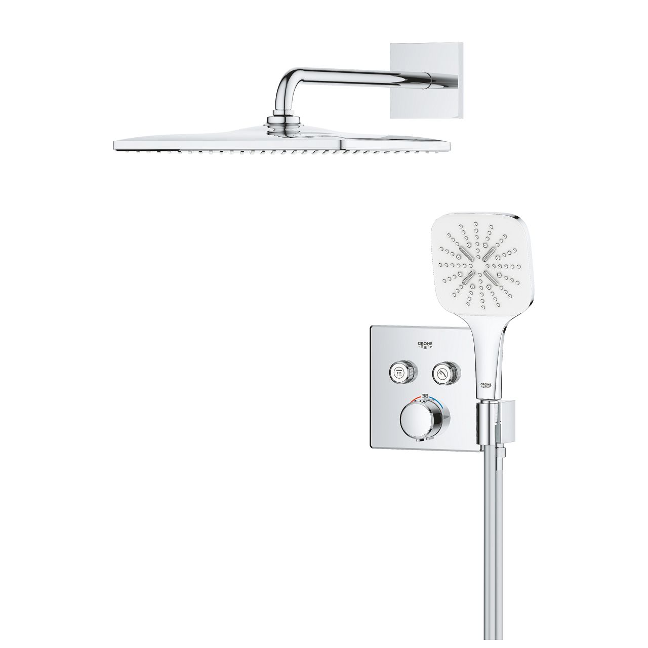 Podomietkový systém Grohe Precision SmartControl s termostatickou batériou, chróm 34876000 - galéria #1