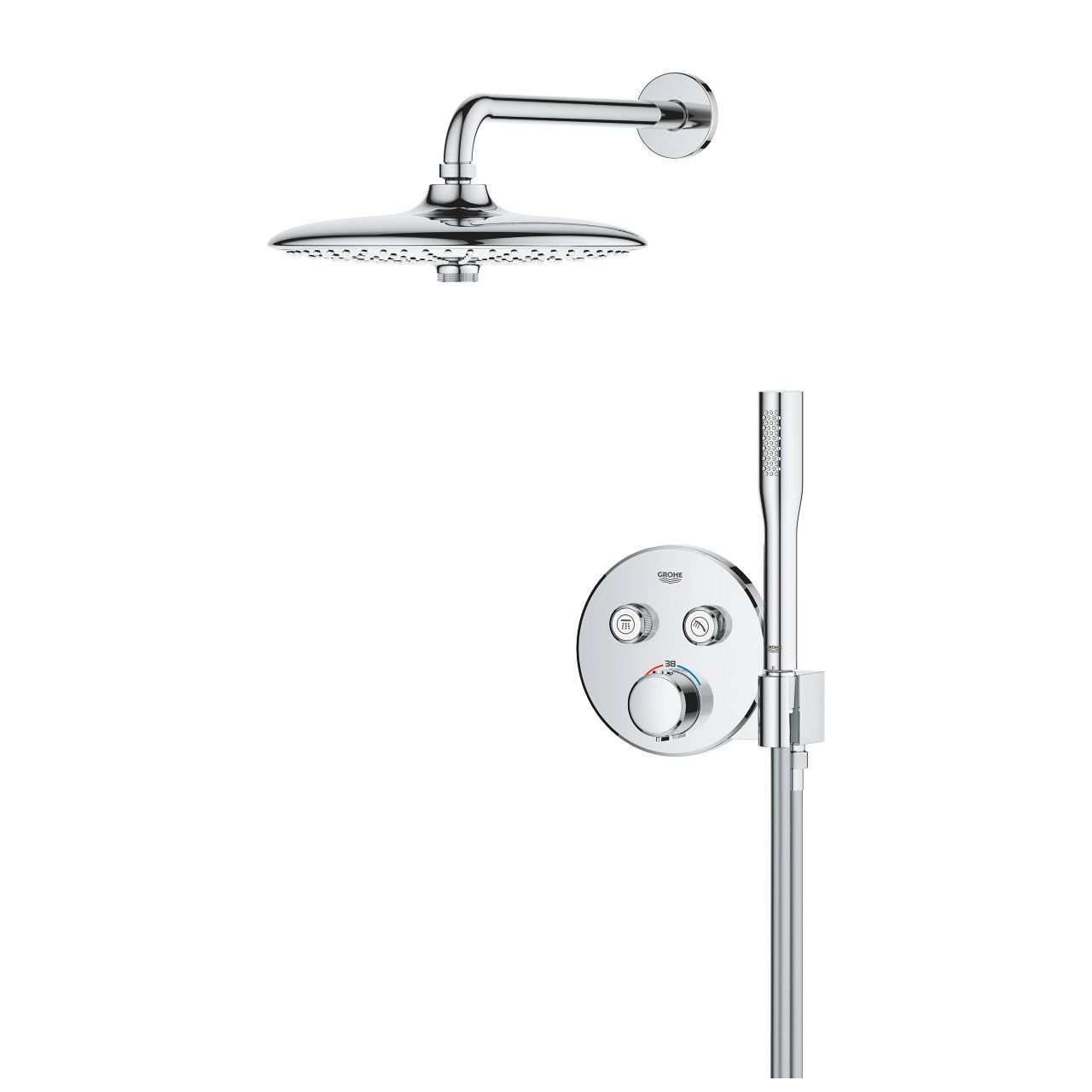 Podomietkový systém Grohe Precision SmartControl s termostatickou batériou, chróm 34878000 - galéria #1
