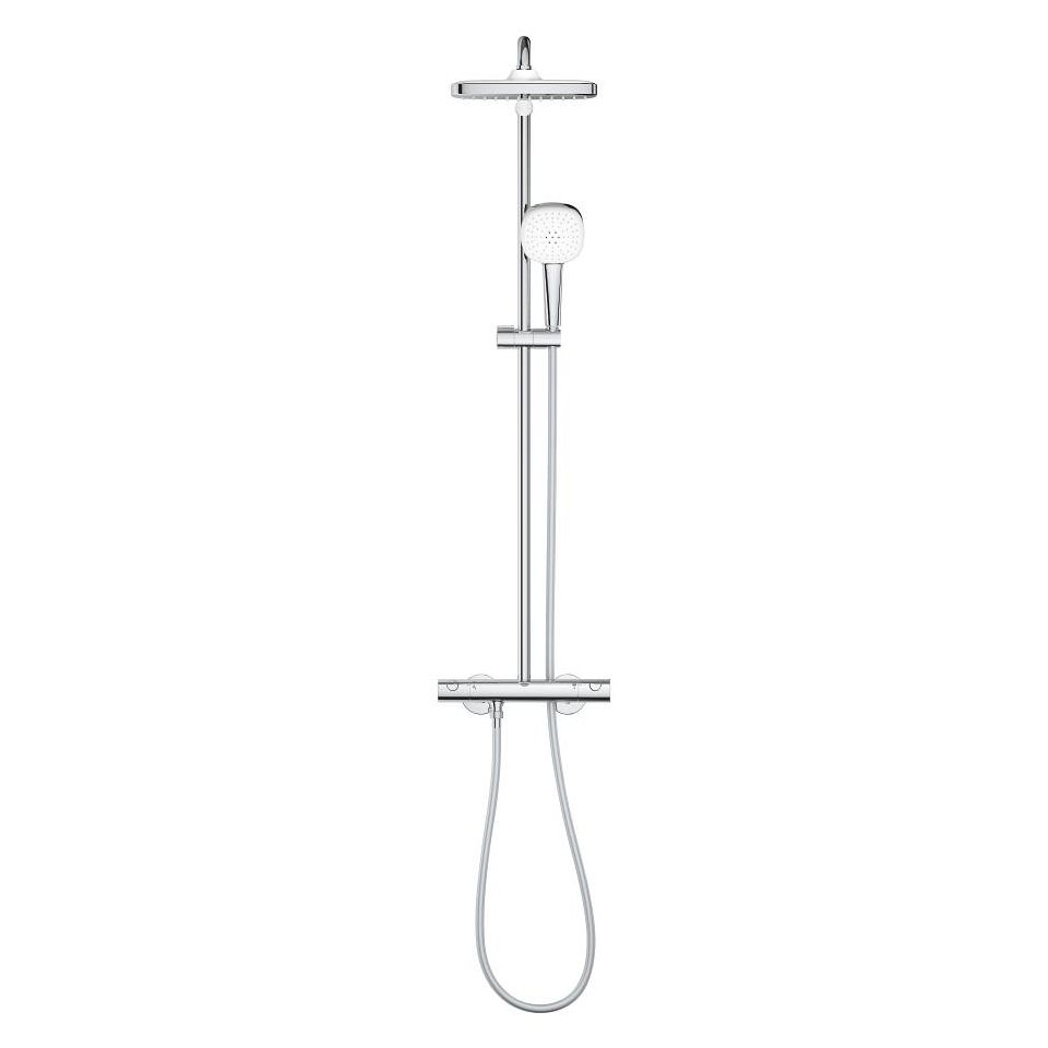 Sprchový systém Grohe Profi Tempesta 250 Cube s nástenným termostatom, chróm 26689001 - galéria #3