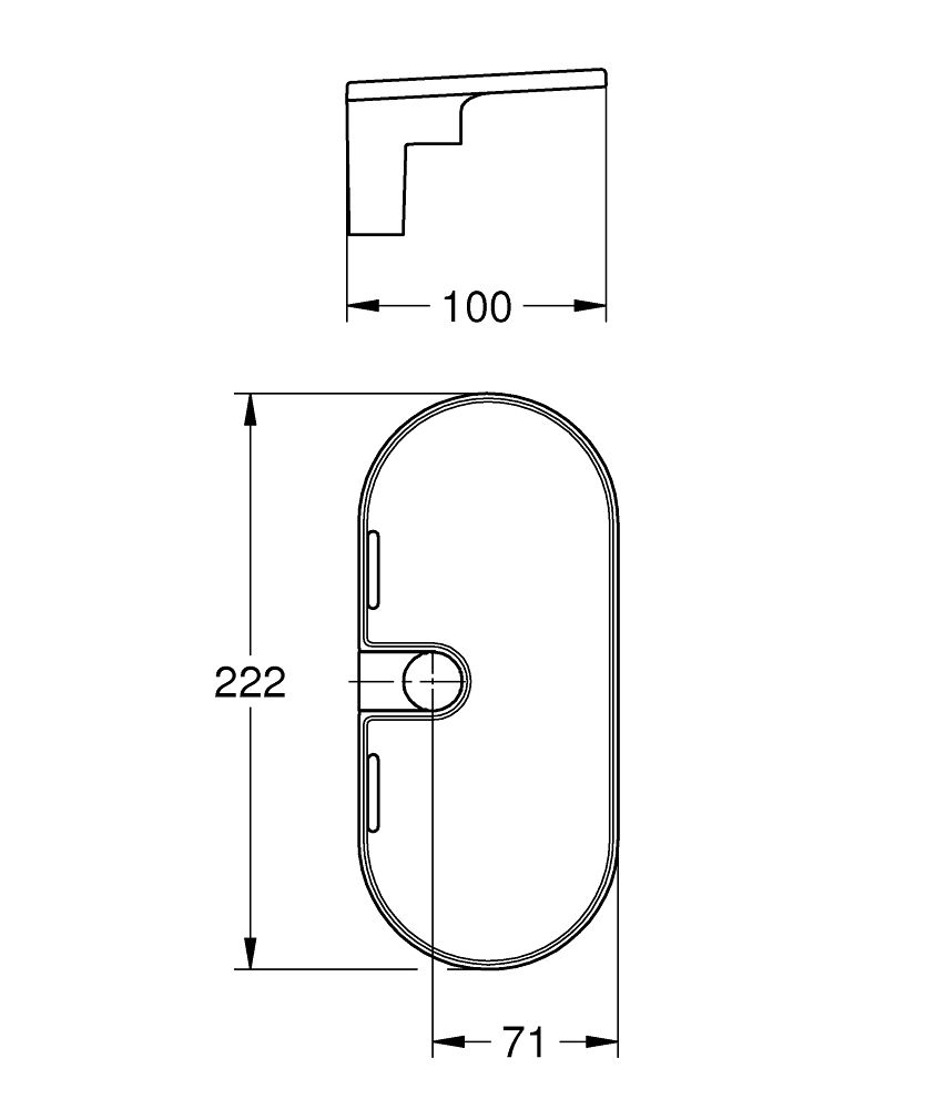 Grohe Náhradný dávkovač mydla pre sprchovú tyč 2,2 cm, 26770001 - galéria #2