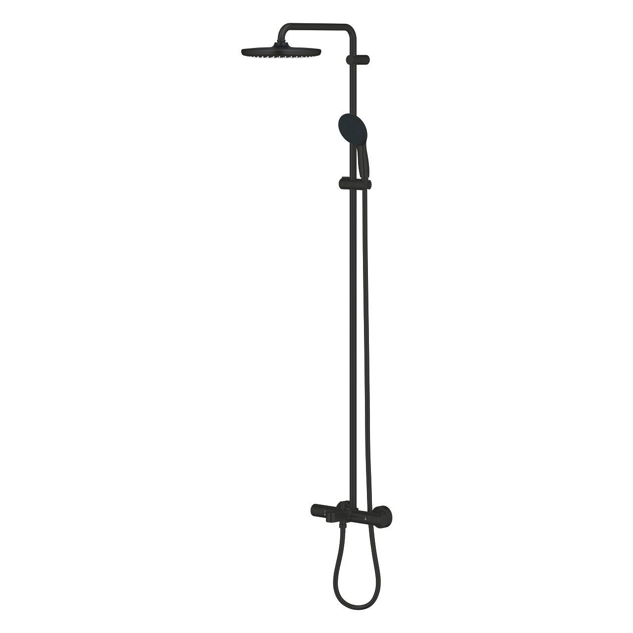 Sprchový systém Grohe Profi Tempesta s vaňovým termostatom, matná čierna 266722431 - galéria #3