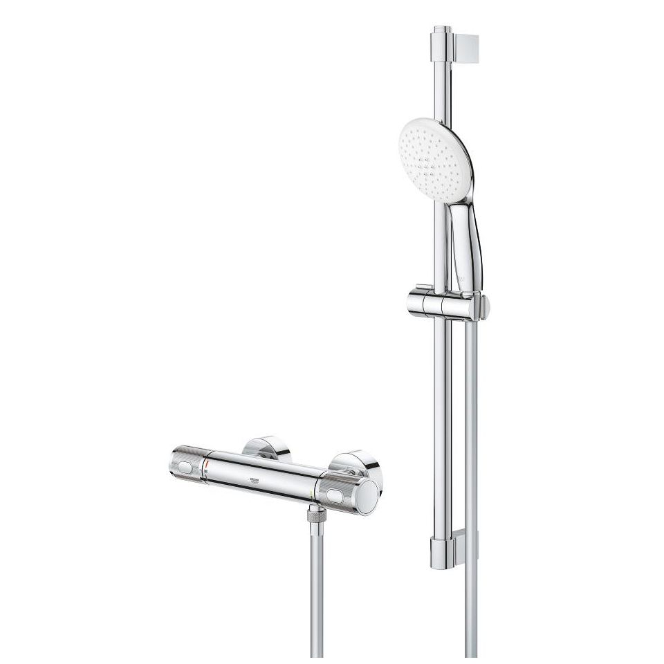 Grohe Profi Grohtherm 1000 Performance Termostatická sprchová batéria so sprchovacím setom, chróm 34834001 - galéria #2