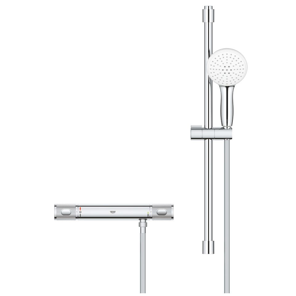 Grohe Profi Grohtherm 1000 Performance Termostatická sprchová batéria so sprchovacím setom, chróm 34836001 - galéria #3