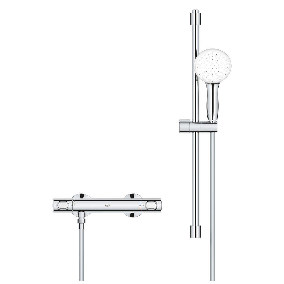 Grohe Profi Grohtherm 500 Termostatická sprchová batéria so sprchovacím setom, chróm 34796001 - galéria #3