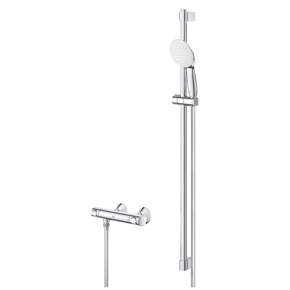 Grohe Profi Grohtherm 500 Termostatická sprchová batéria so sprchovacím setom, chróm 34797001 - galéria #2