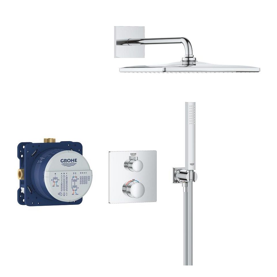 Sprchový systém Grohe Profi Grohtherm Soaker, chróm 34870000 - galéria #2