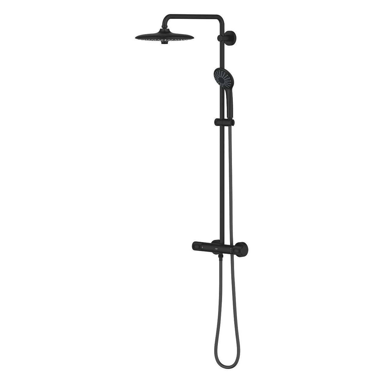 Grohe Vitalio Joy Sprchový systém s termostatickou baterií, Phantom Black 26403KF2 - galéria #3
