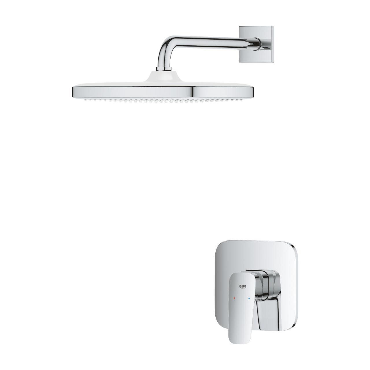 Grohe Profi Cubeo zásuvková sprchová batéria + hlavová sprcha, chróm 1053340000 - galéria #2