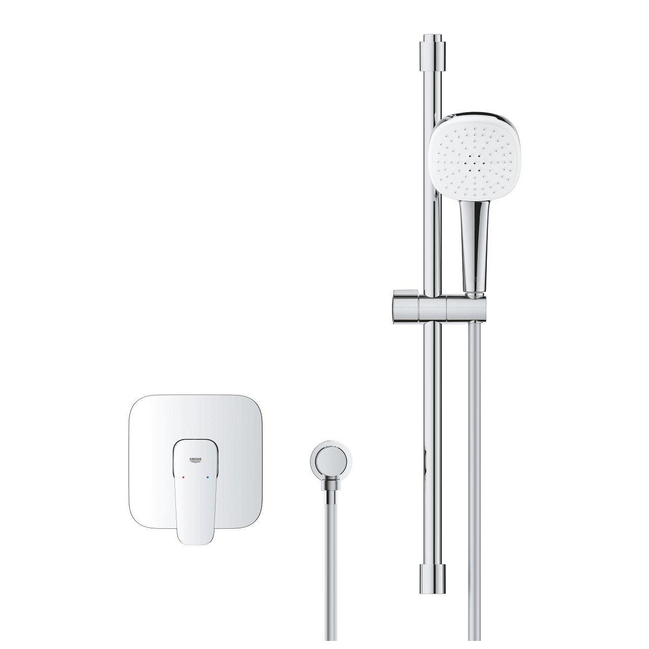 Grohe Profi Cubeo sprchová batéria + sprchový set s výtokom, chróm 1053350000 - galéria #1