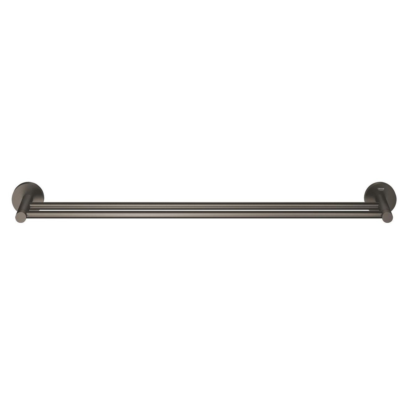 Grohe Start Dvojitý držiak na uteráky 600 mm, kartáčovaný Hard Graphite 41203AL0 - galéria #1