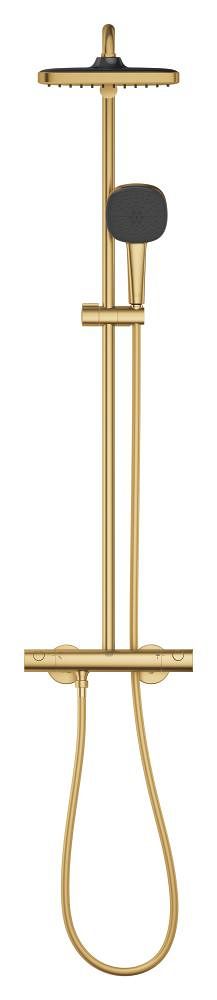 Grohe Vitalio Comfort Sprchový systém s termostatickou baterií, kartáčovaný Cool Sunrise 26696GN1 - galéria #1