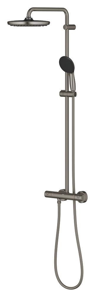 Grohe Vitalio Start System Sprchový systém s termostatickou baterie, kartáčovaný Hard Graphite 26677AL1 - galéria #2