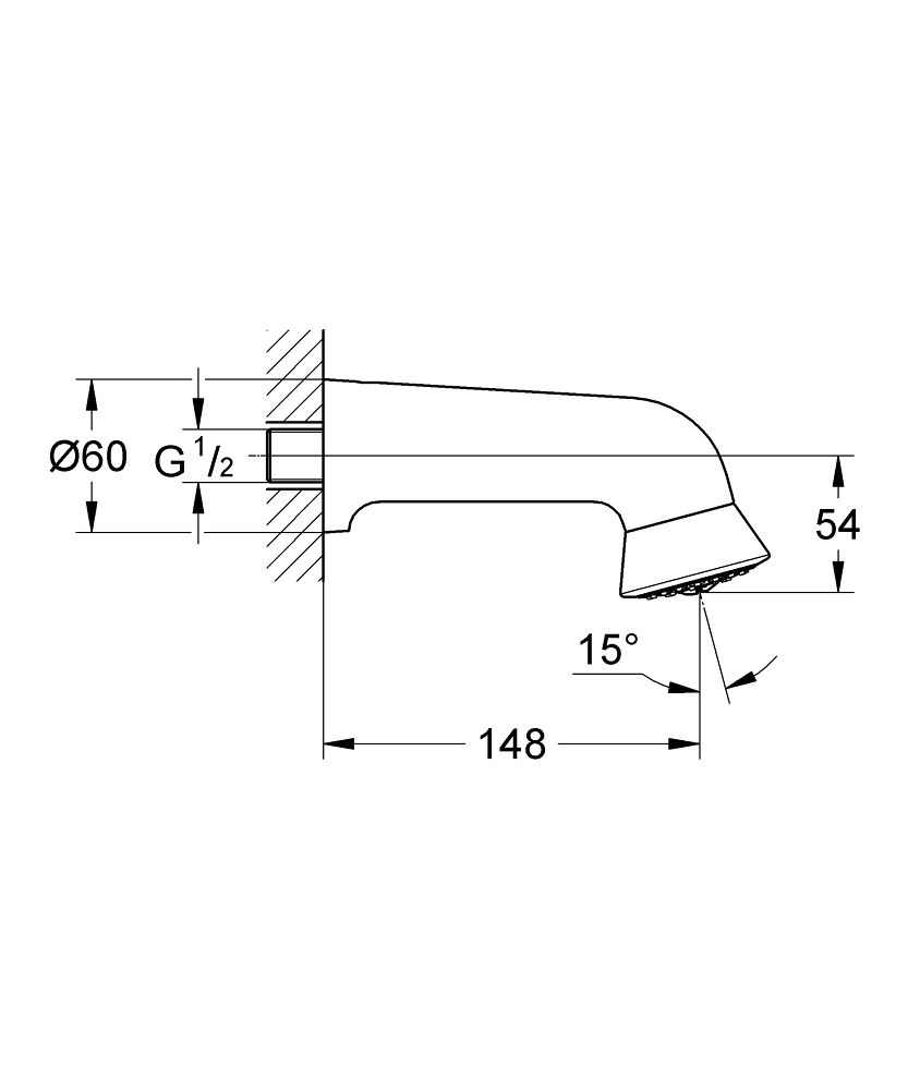 Športová hlavica Grohe Relexa Plus 60 28948000 - galéria #1