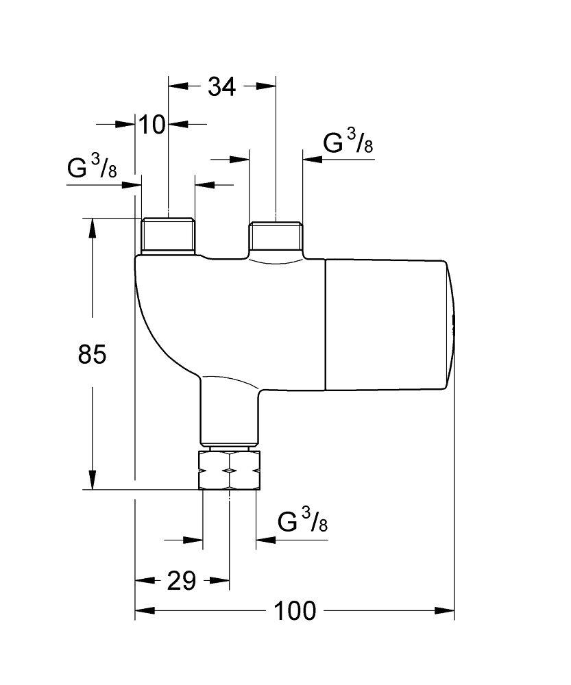 Grohe Grohtherm Micro Scald Protection 34487000 - galéria #1