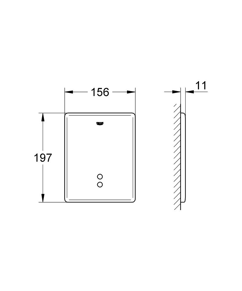 Infračervená elektronika Grohe Tectron Skate pre pisoár 37749SD0 - galéria #1