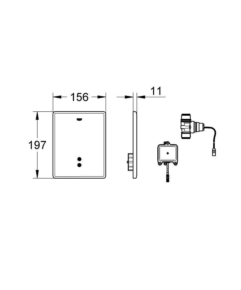 Inštalačná súprava Grohe Tectron 37750000 - galéria #1