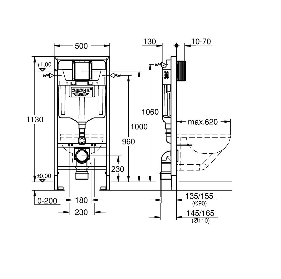 GROHE Rapid SL Rapid SL pro (38528001) - galéria #1