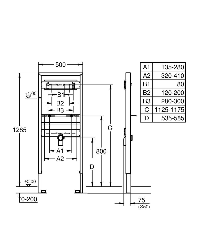 Modul Grohe Rapid SL pre umývadlo 38546000 - galéria #1