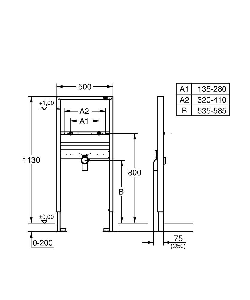 Modul Grohe Rapid SL pre umývadlo 38557001 - galéria #1