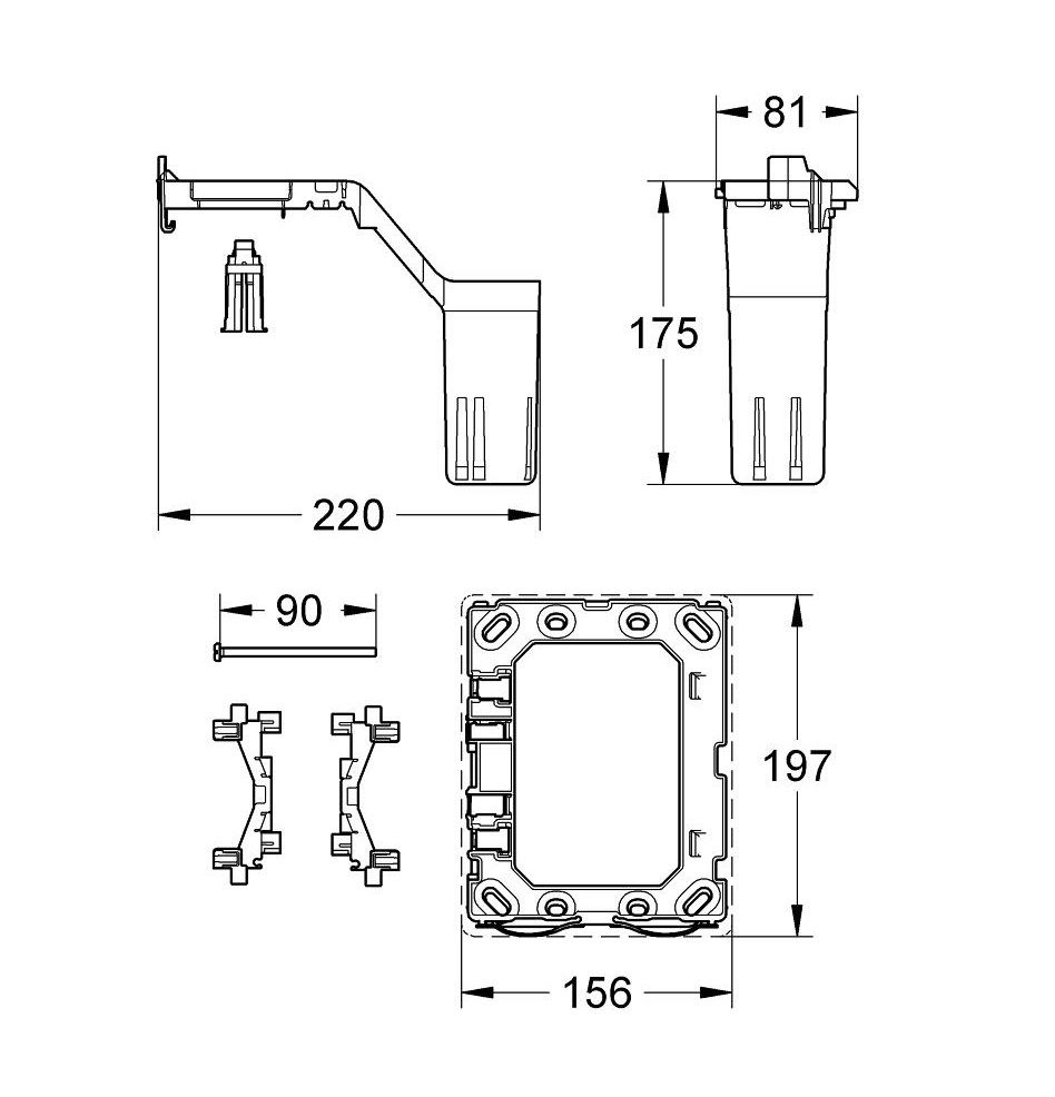 Príslušenstvo Grohe Fresh Conversion Set 38796000 - galéria #2