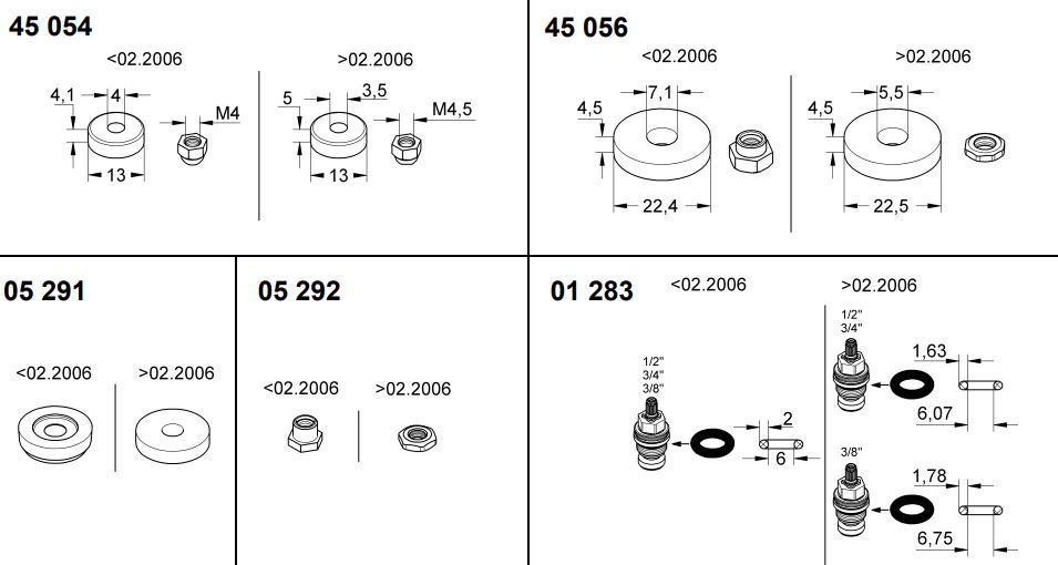 Grohe Tesnenie DN 10 + matica, G45054000 - galéria #2