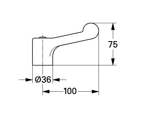Grohe Kompletná páka, chróm, G45316000 - galéria #1