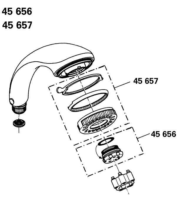 Pulzujúci prvok Grohe, G45656XX0 - galéria #1