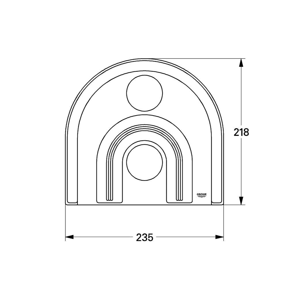 Rozeta Grohe, chróm, G47463IP0 - galéria #2